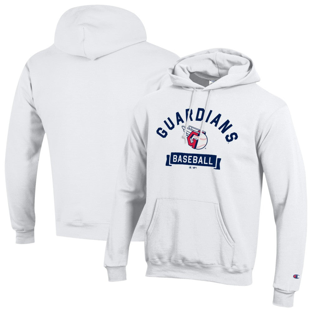 Cleveland Guardians Champion Eco Powerblend Hoodie - White