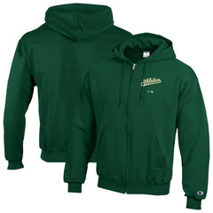 Athletics Champion Eco Powerblend Full-Zip Hoodie - Green