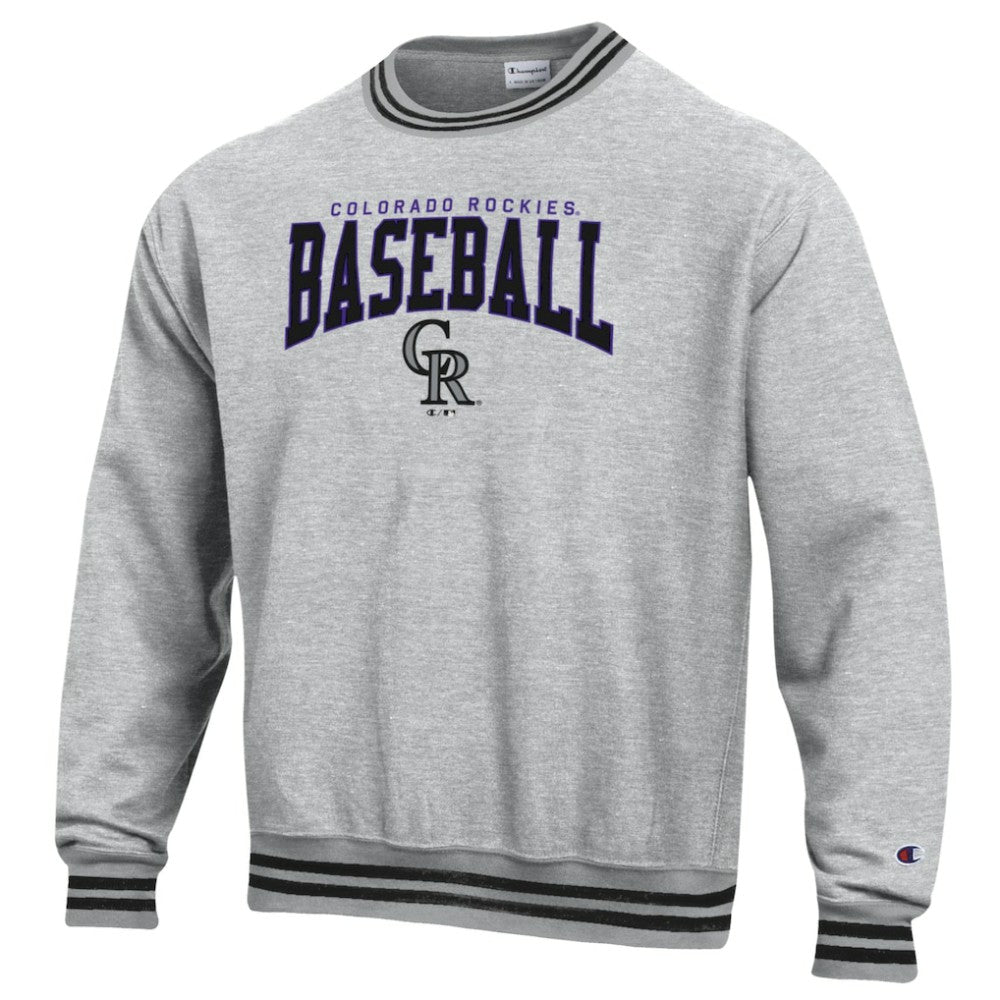 Colorado Rockies Champion Reverse Weave Sweatshirt - Black