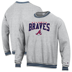 Atlanta Braves Champion Reverse Weave Sweatshirt - Navy