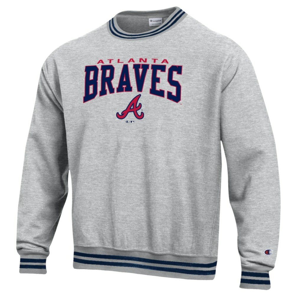 Atlanta Braves Champion Reverse Weave Sweatshirt - Navy