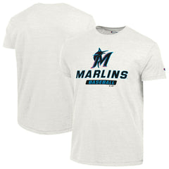 Miami Marlins Champion Ultimate Tri-blend T-Shirt - White