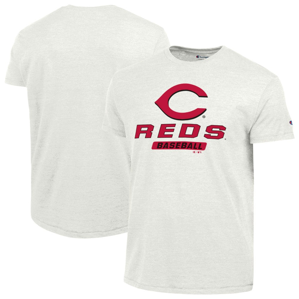Cincinnati Reds Champion Ultimate Tri-blend T-Shirt - White