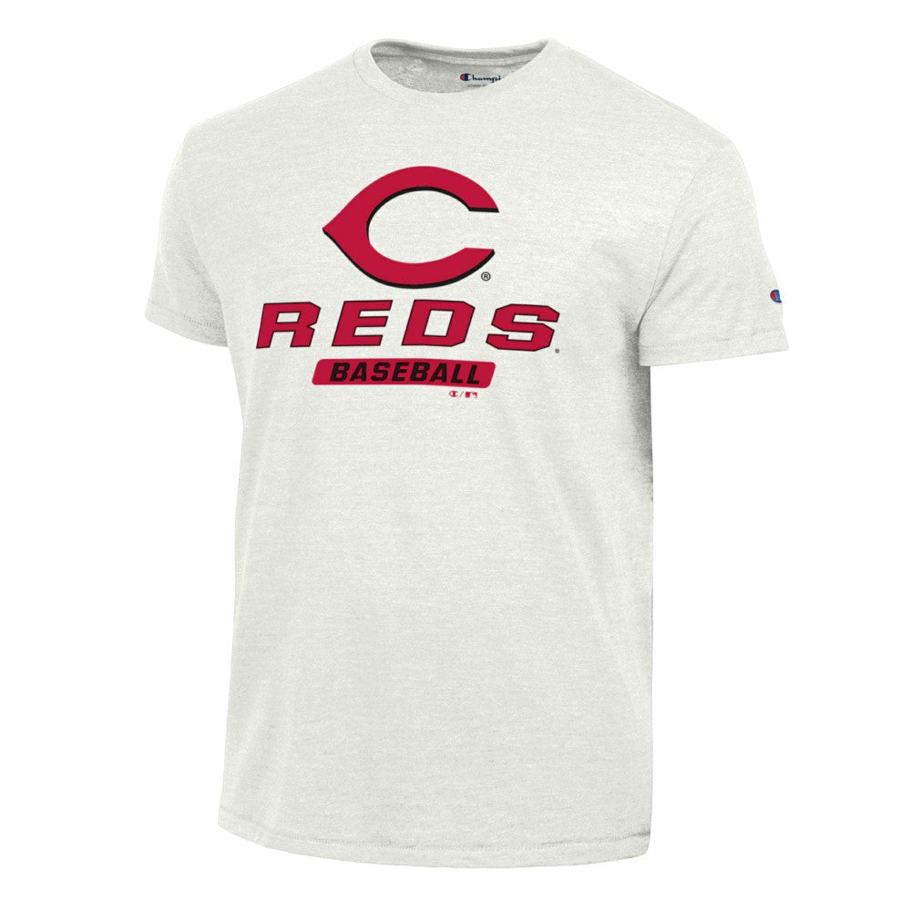 Cincinnati Reds Champion Ultimate Tri-blend T-Shirt - White
