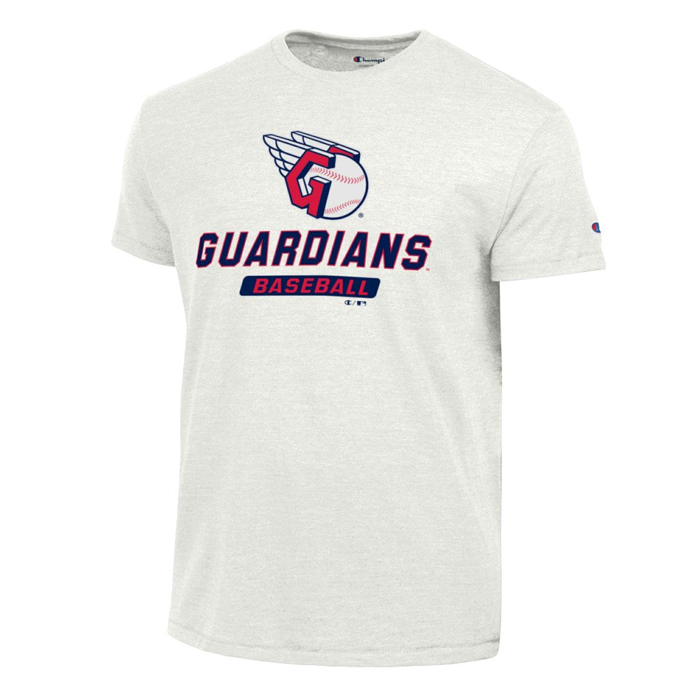 Cleveland Guardians Champion Ultimate Tri-blend T-Shirt - White