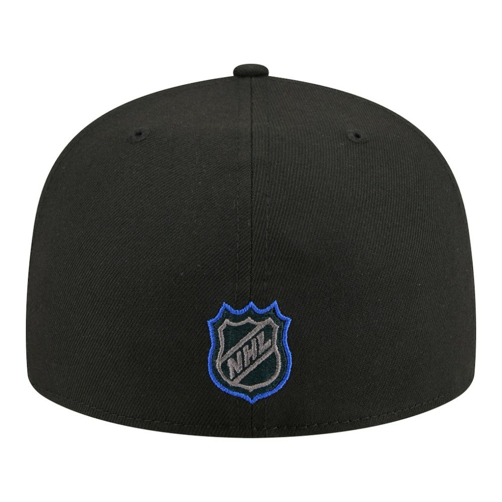 Edmonton Oilers New Era Color Pop 59FIFTY Fitted Hat Black