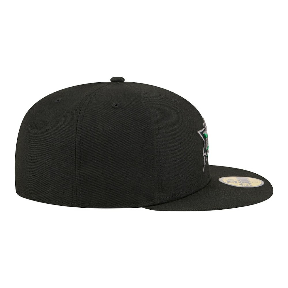 Dallas Stars New Era Color Pop 59FIFTY Fitted Hat Black