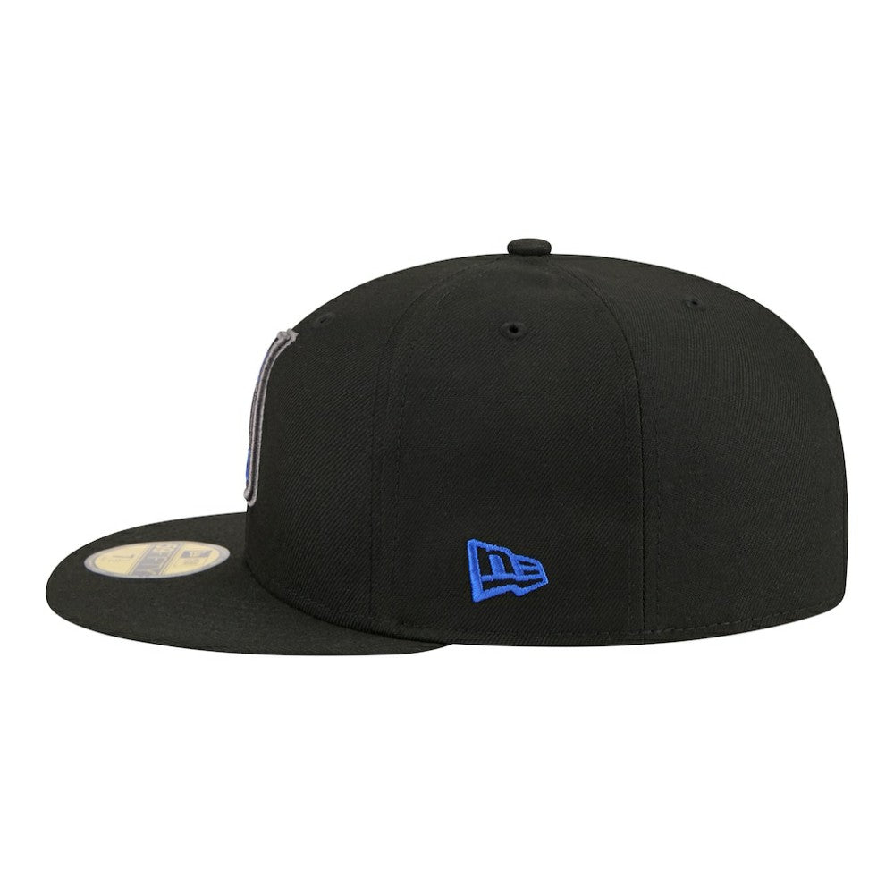 New York Rangers New Era Color Pop 59FIFTY Fitted Hat Black
