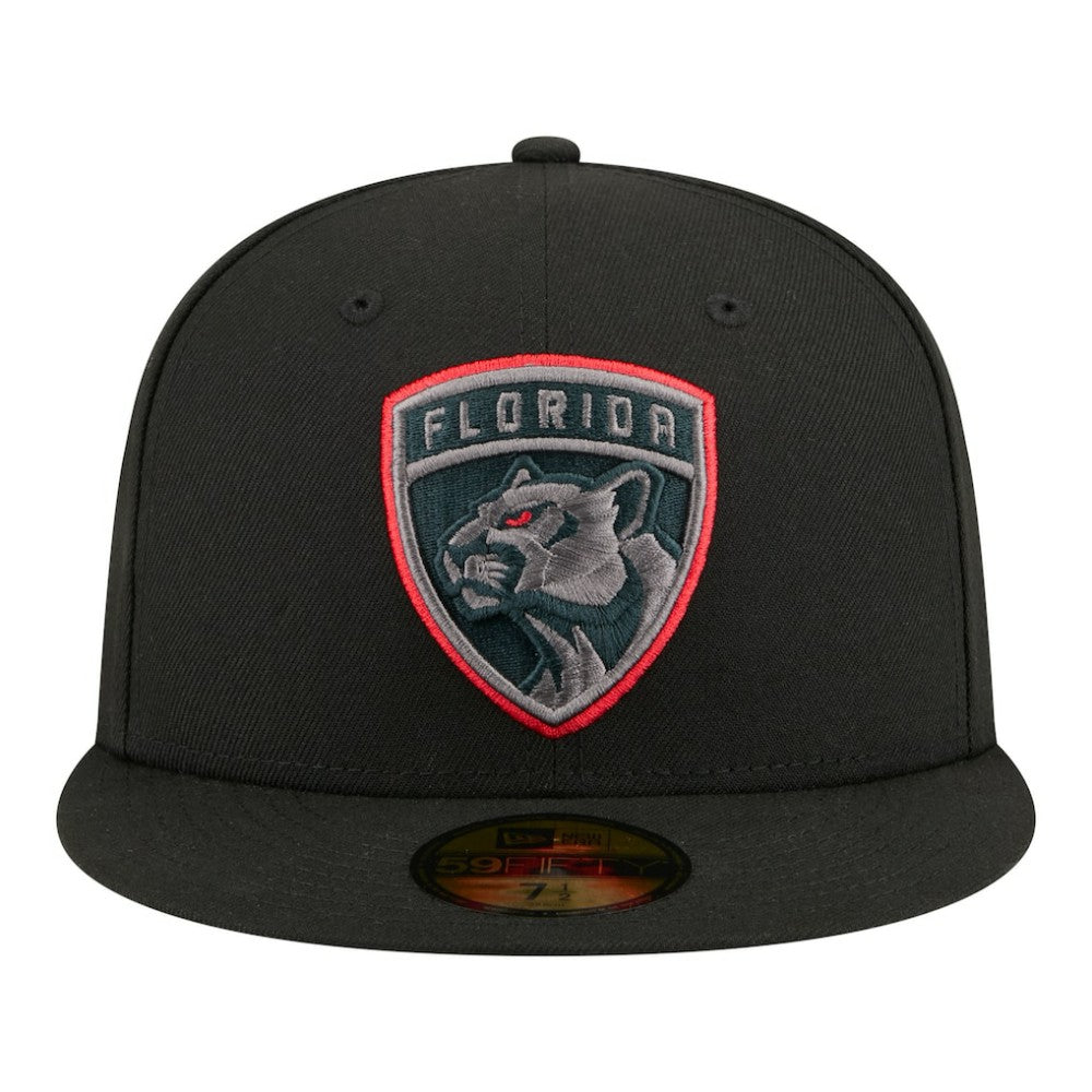 Florida Panthers New Era Color Pop 59FIFTY Fitted Hat Black