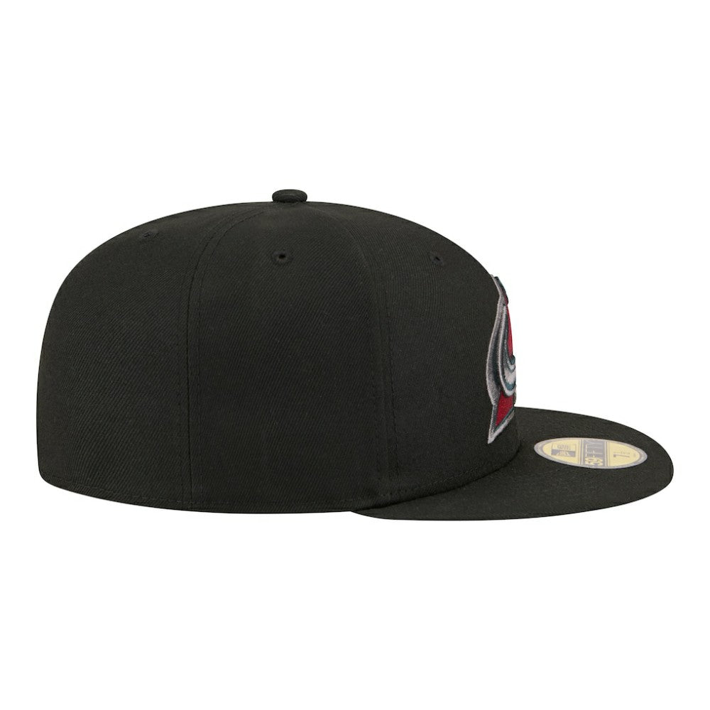 Colorado Avalanche New Era Color Pop 59FIFTY Fitted Hat Black