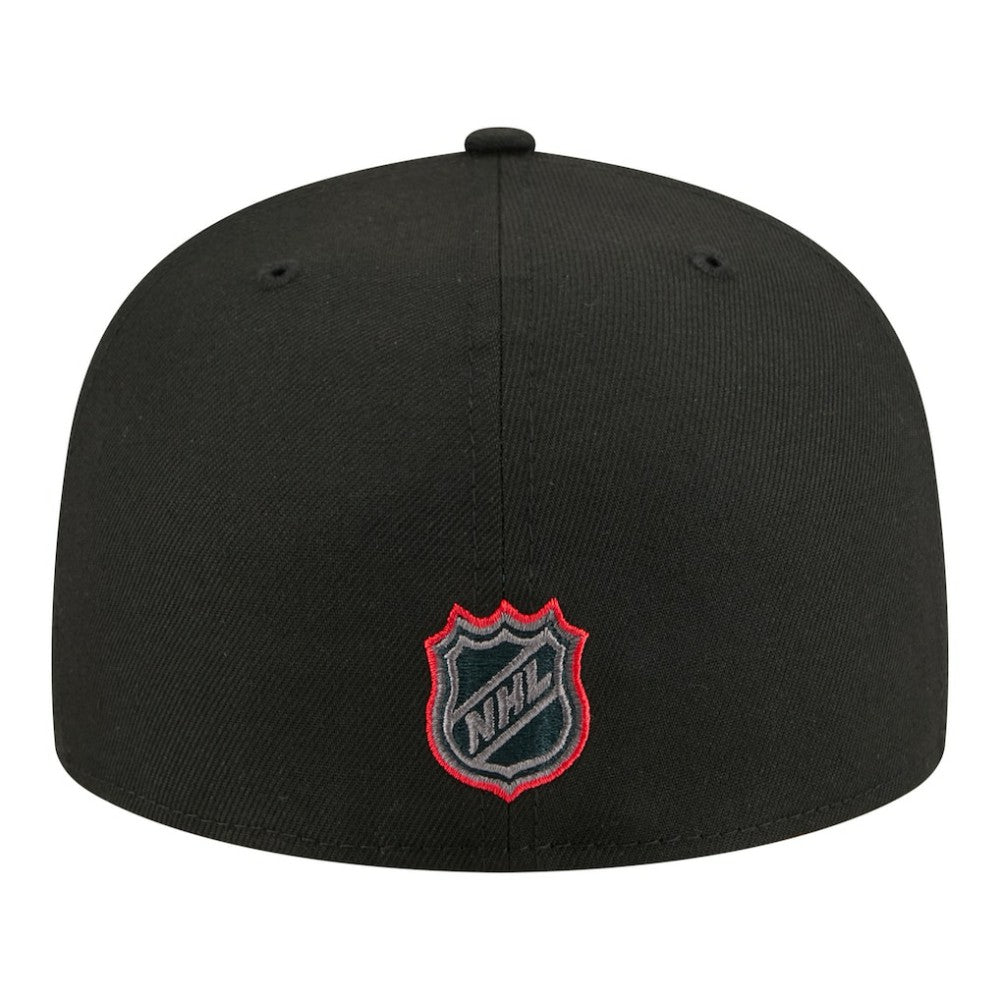 Detroit Red Wings New Era Color Pop 59FIFTY Fitted Hat Black
