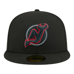 New Jersey Devils New Era Color Pop 59FIFTY Fitted Hat Black