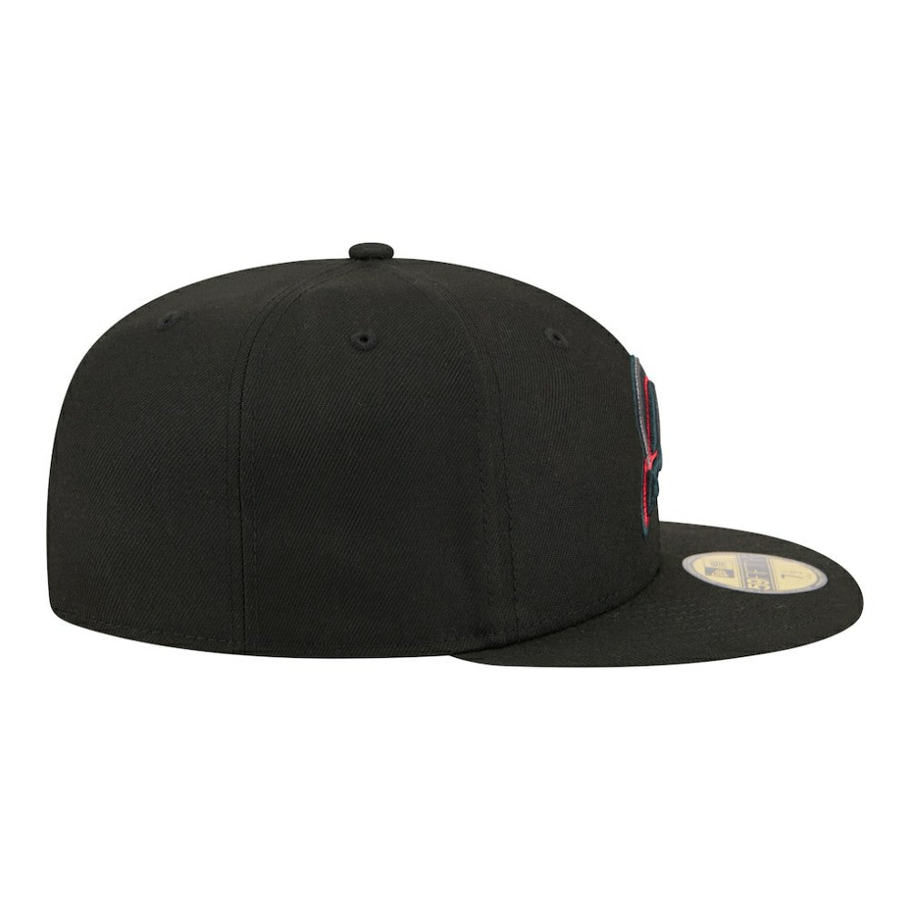 New Jersey Devils New Era Color Pop 59FIFTY Fitted Hat Black