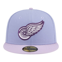 Detroit Red Wings New Era Lavender Bloom 59FIFTY Fitted Hat Light Purple/Purple