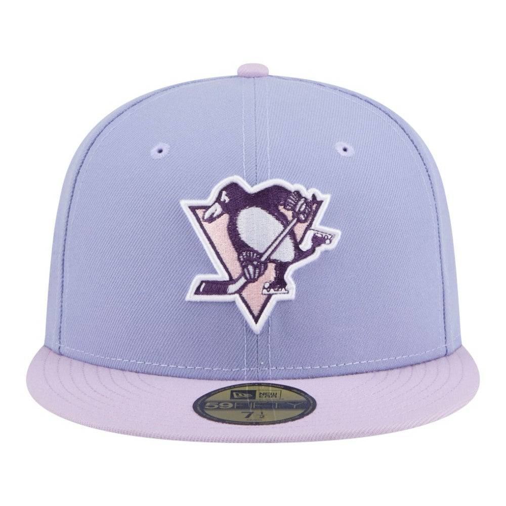 Pittsburgh Penguins New Era Lavender Bloom 59FIFTY Fitted Hat Light Purple/Purple