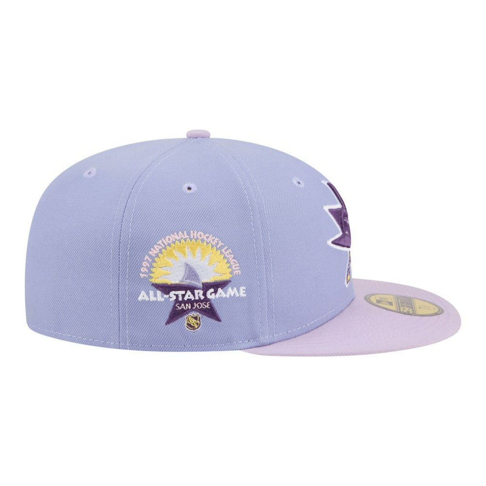 San Jose Sharks New Era Lavender Bloom 59FIFTY Fitted Hat Light Purple/Purple
