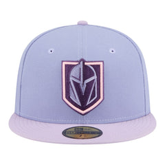 Vegas Golden Knights New Era Lavender Bloom 59FIFTY Fitted Hat Light Purple/Purple