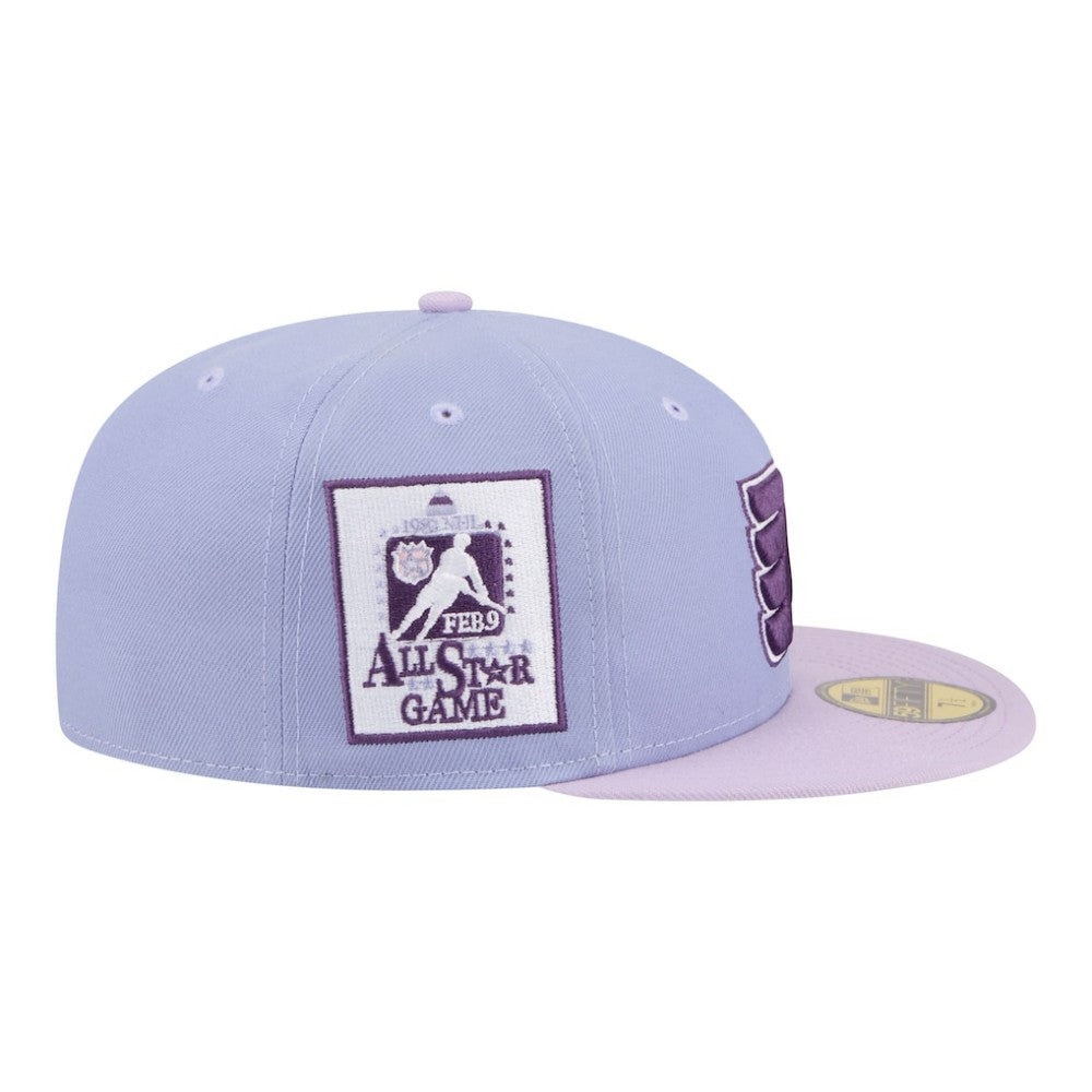 Philadelphia Flyers New Era Lavender Bloom 59FIFTY Fitted Hat Light Purple/Purple