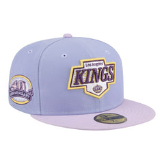 Los Angeles Kings New Era Lavender Bloom 59FIFTY Fitted Hat Light Purple/Purple