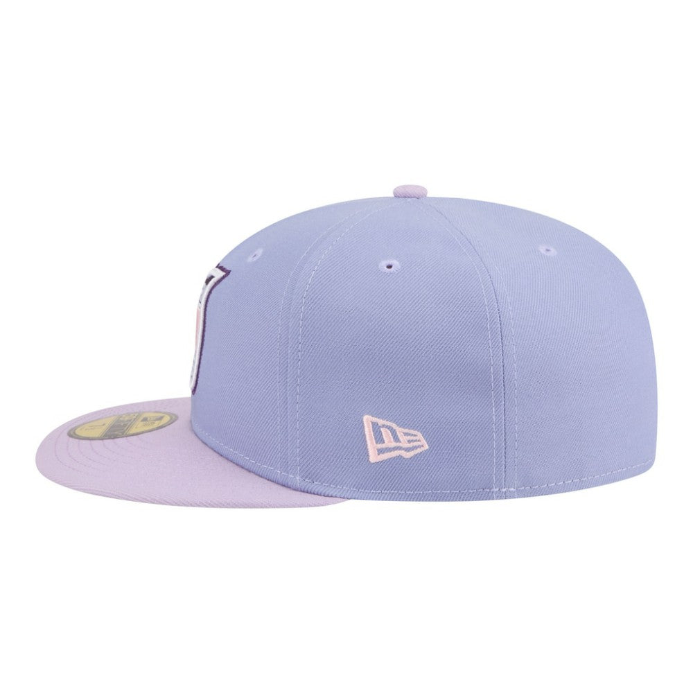 New York Rangers New Era Lavender Bloom 59FIFTY Fitted Hat Light Purple/Purple