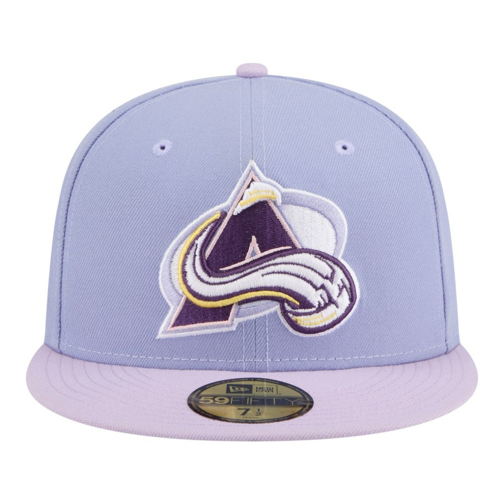 Colorado Avalanche New Era Lavender Bloom 59FIFTY Fitted Hat Light Purple/Purple