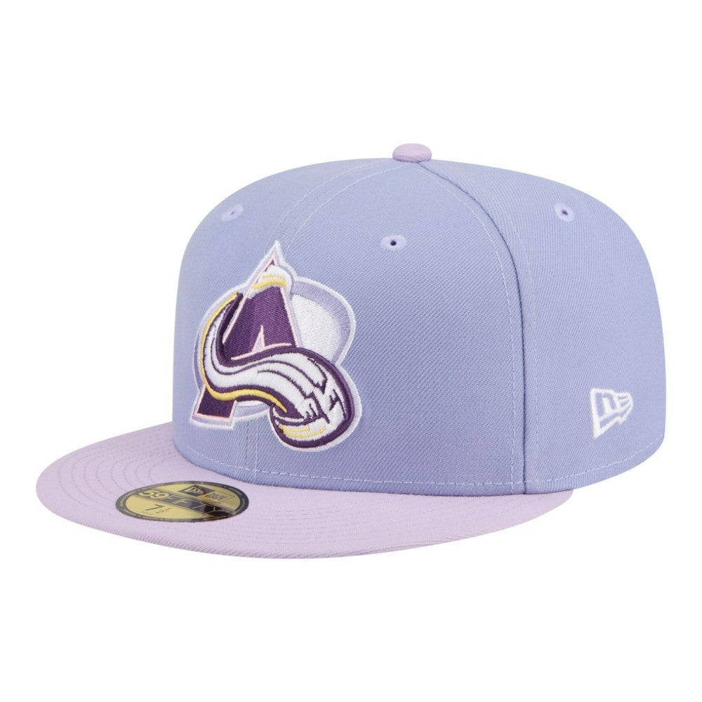 Colorado Avalanche New Era Lavender Bloom 59FIFTY Fitted Hat Light Purple/Purple