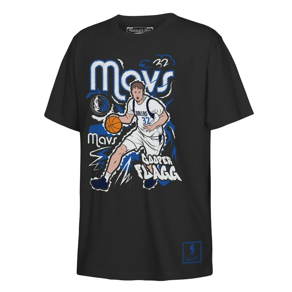 Cooper Flagg Dallas Mavericks Outerstuff Youth Chalked Up Player Name & Number T-Shirt sale - Black for sale