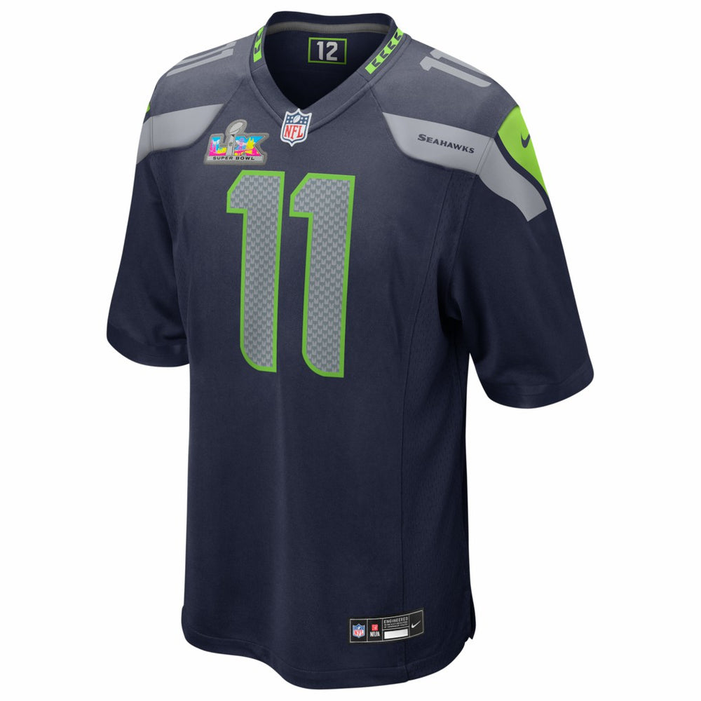 Jaxon Smith-Njigba Seattle Seahawks Super Bowl LX Patch Game Jersey - College Navy | Nike sale