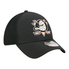 Anaheim Ducks New Era Logo 39THIRTY Flex Hat Black