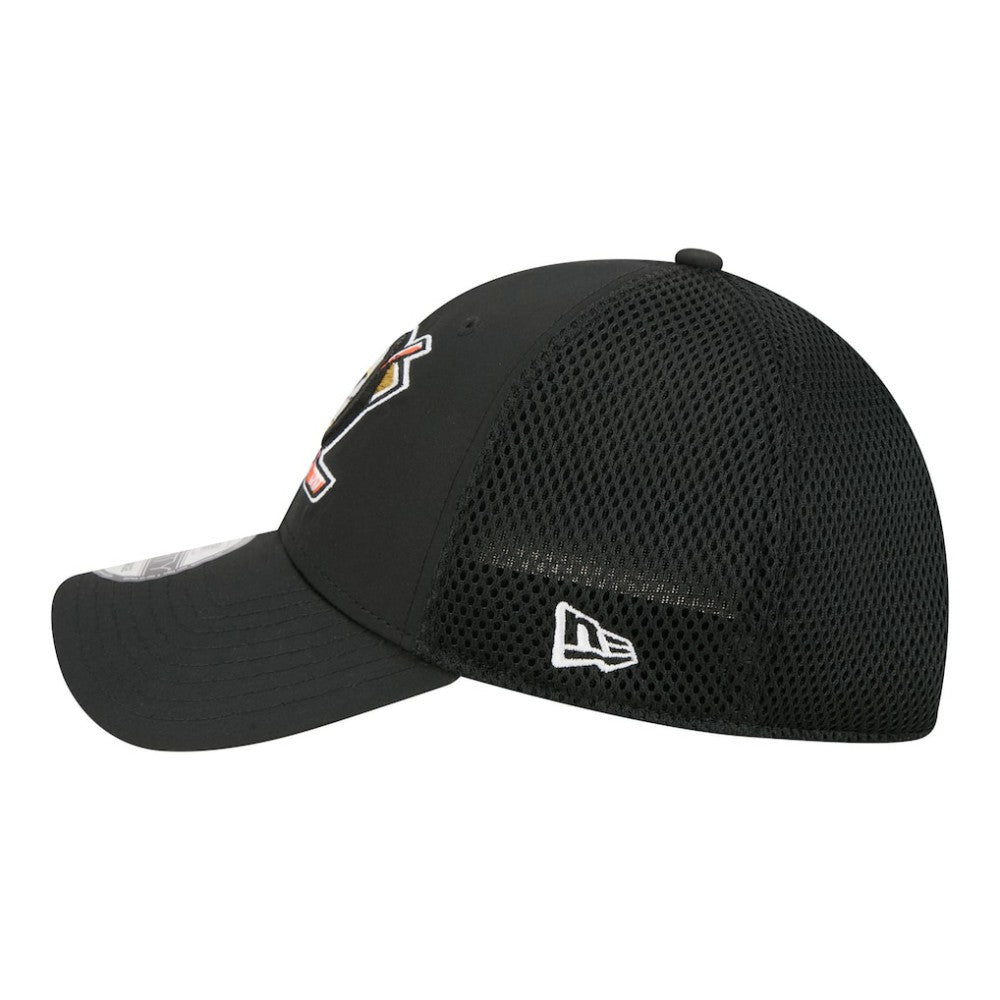 Anaheim Ducks New Era Logo 39THIRTY Flex Hat Black