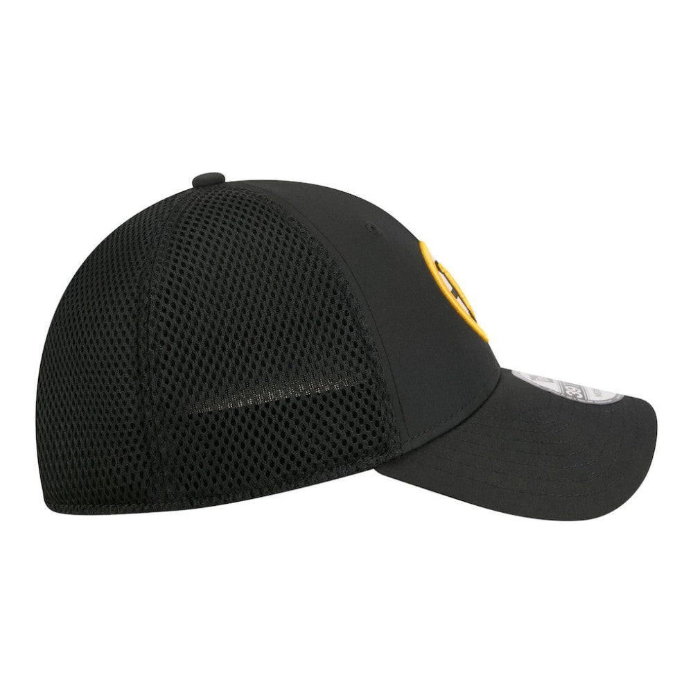 Boston Bruins New Era Logo 39THIRTY Flex Hat Black