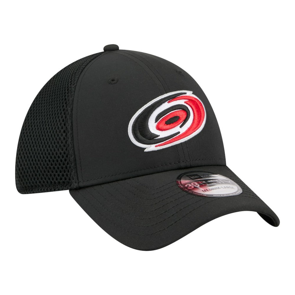 Carolina Hurricanes New Era Logo 39THIRTY Flex Hat Black
