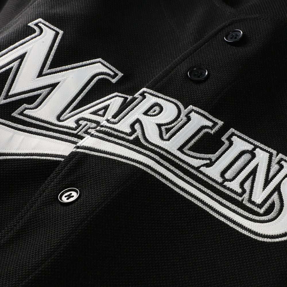 Miguel Cabrera Miami Marlins Big & Tall Cooperstown Mesh Batting Practice Jersey - Black | Mitchell & Ness