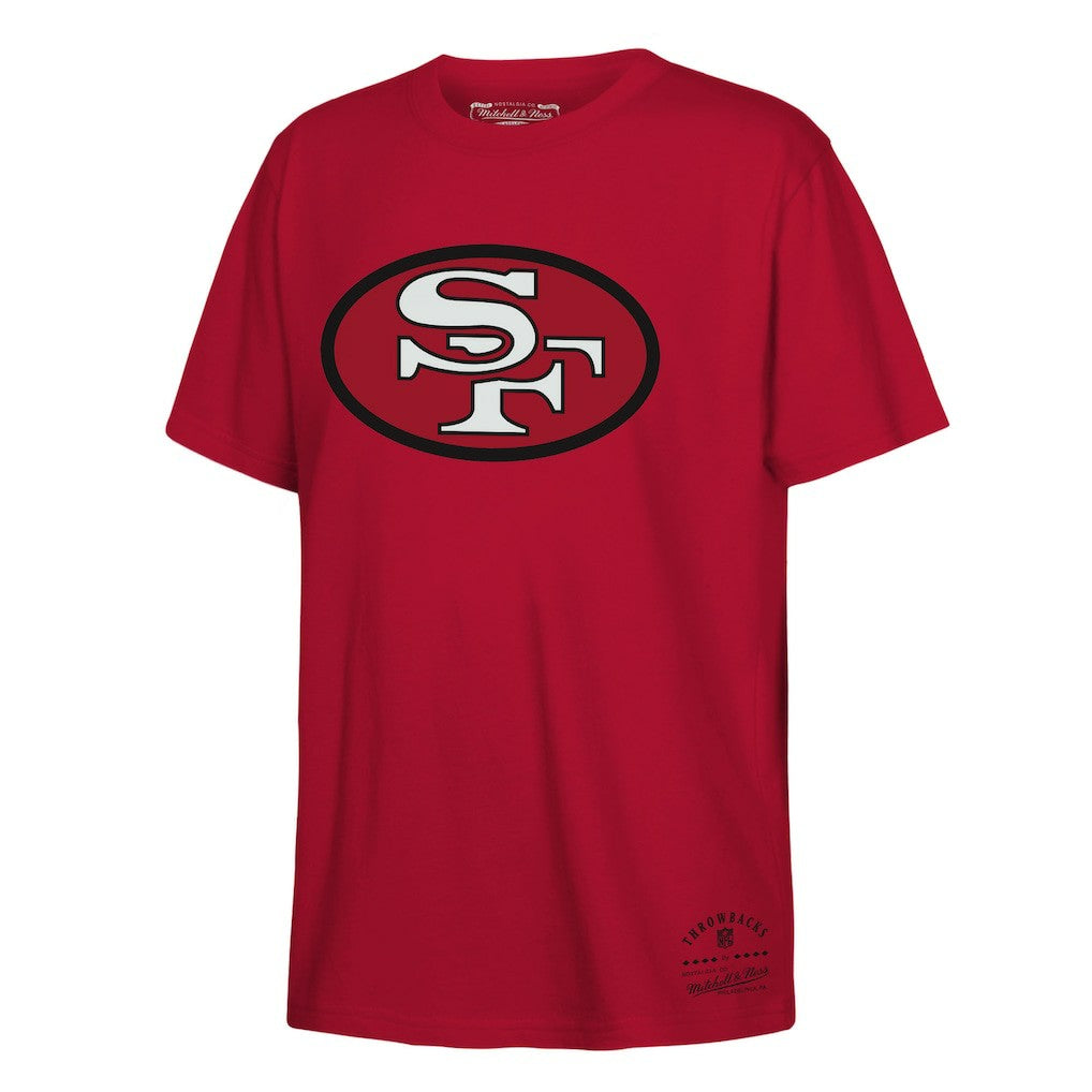 San Francisco 49ers Youth Retro Logo T-Shirt - Scarlet cheap
