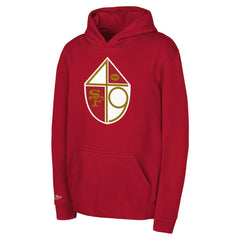 San Francisco 49ers Youth Retro Logo Retro Logo Hoodie - Scarlet for sale