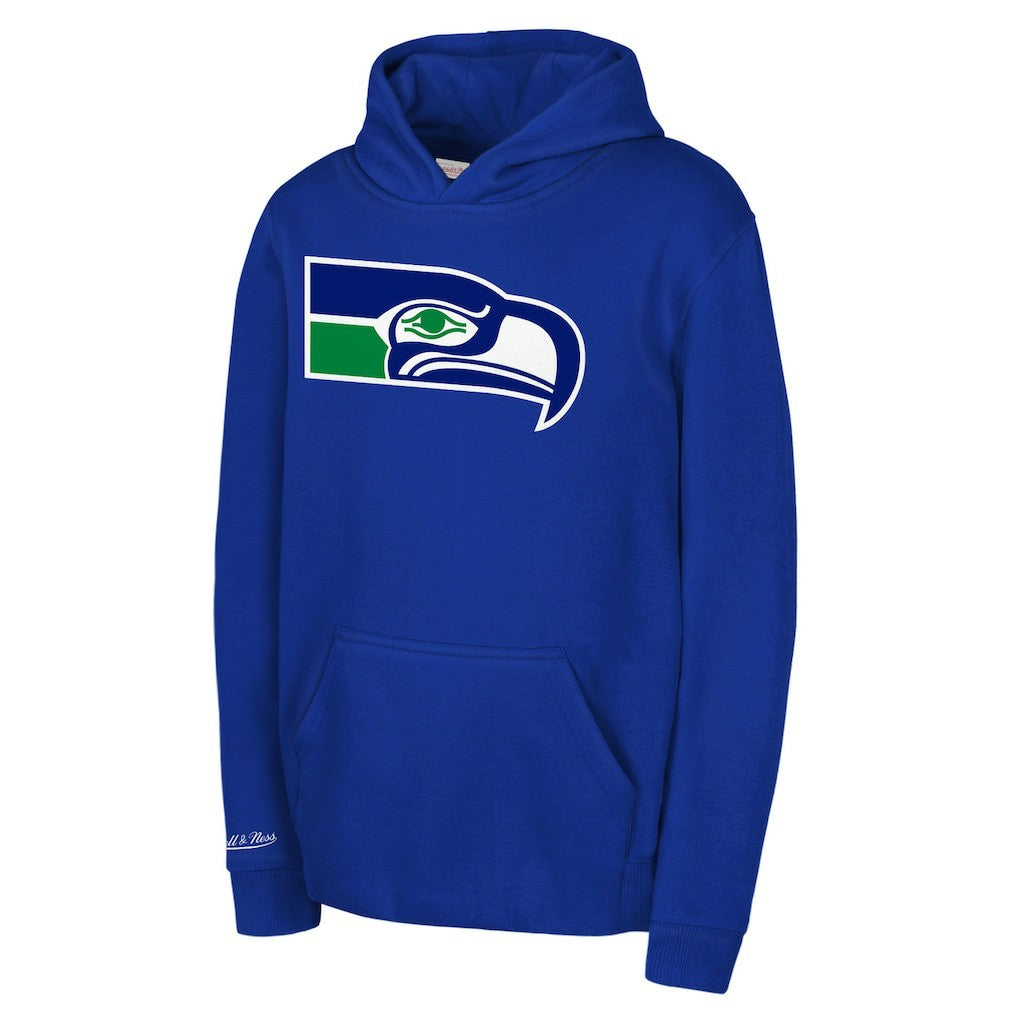 Seattle Seahawks Youth Retro Logo Hoodie - Royal sale
