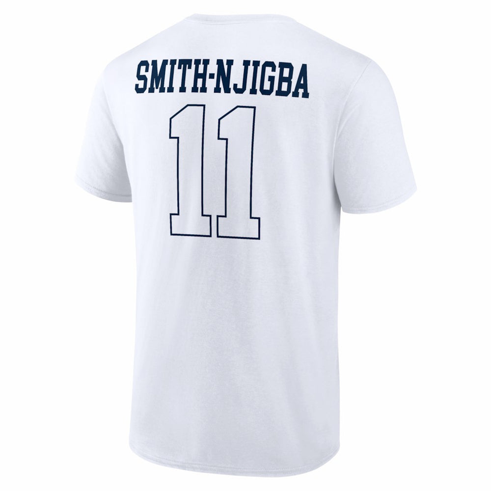 Jaxon Smith-Njigba Seattle Seahawks Tonal Name & Number T-Shirt - White for sale