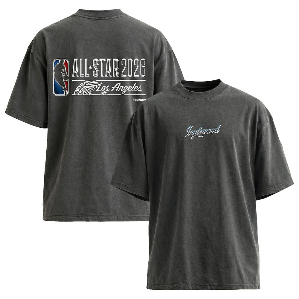 round21 Unisex 2026 NBA All-Star Game Court T-Shirt - Gray on sale