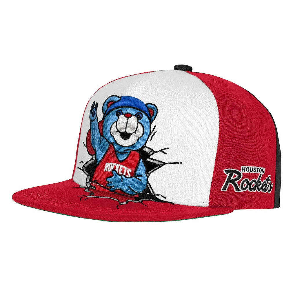 Houston Rockets Youth Mascot Snapback Hat sale - Red | Mitchell & Ness cheap