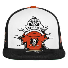 Anaheim Ducks Mitchell & Ness Youth Mascot Snapback Hat Orange