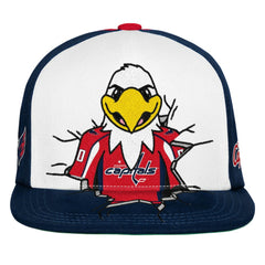 Washington Capitals Mitchell & Ness Youth Mascot Snapback Hat Navy