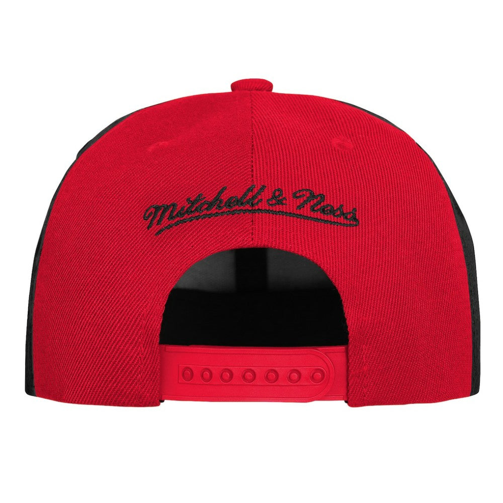 New Jersey Devils Mitchell & Ness Youth Mascot Snapback Hat Red