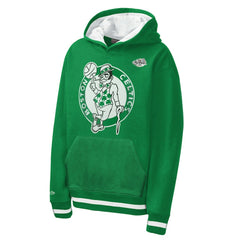 Boston Celtics Youth Playmaker Fashion Fleece Hoodie - Kelly Green | Mitchell & Ness sale