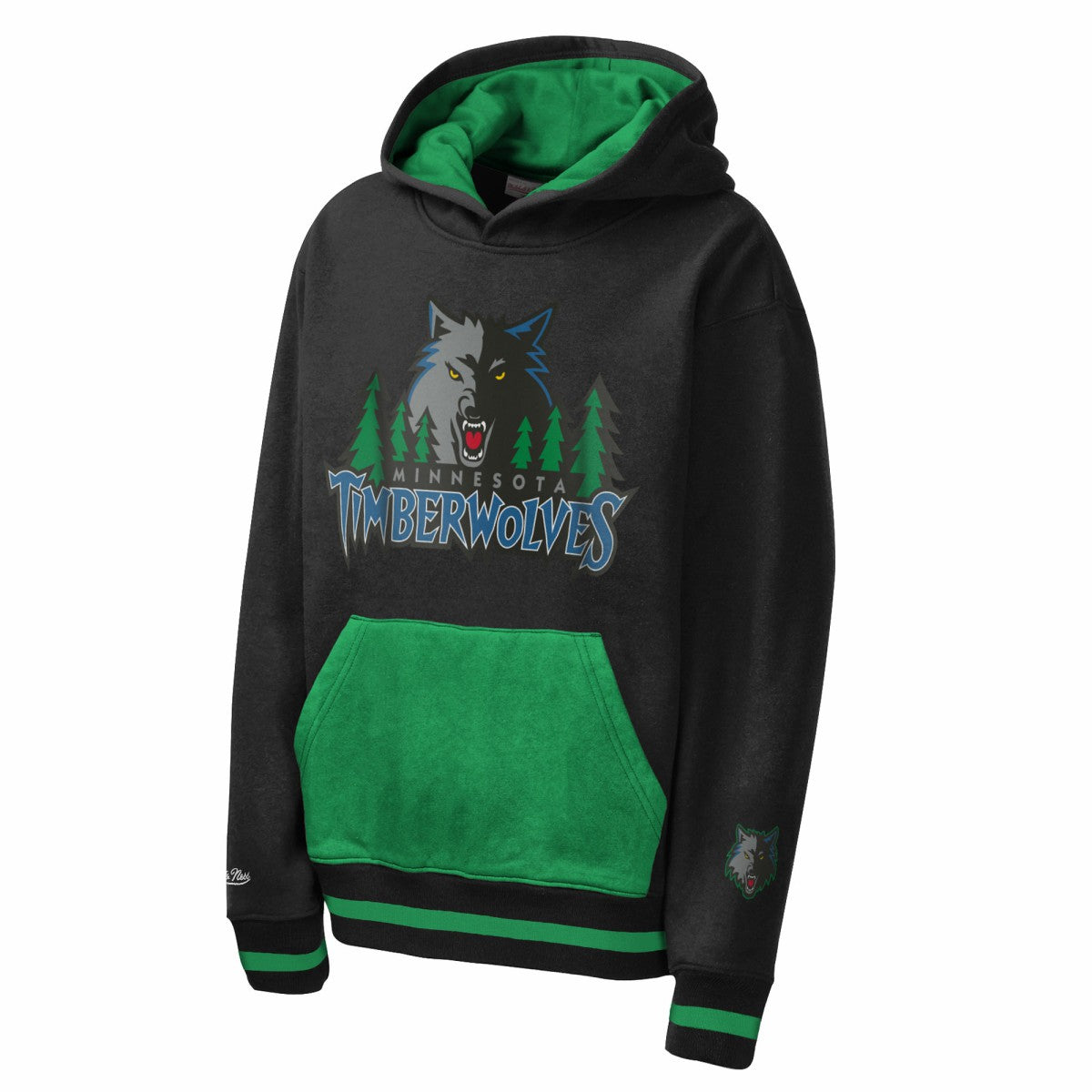 Minnesota Timberwolves Youth Playmaker Fashion Fleece Hoodie - Navy | Mitchell & Ness outlet