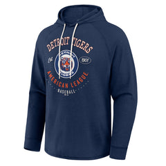 Detroit Tigers Darius Rucker Collection Raglan Hooded Long Sleeve T-Shirt - Blue