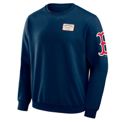 Boston Red Sox Darius Rucker Collection Washed Crew Neck Pullover Sweatshirt - Navy