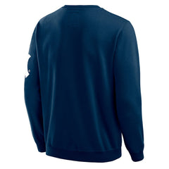 New York Yankees Darius Rucker Collection Washed Crew Neck Pullover Sweatshirt - Navy