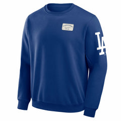 Los Angeles Dodgers Darius Rucker Collection Washed Crew Neck Pullover Sweatshirt - Royal