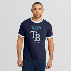 Tampa Bay Rays Darius Rucker Collection Washed Ringer T-Shirt - Navy