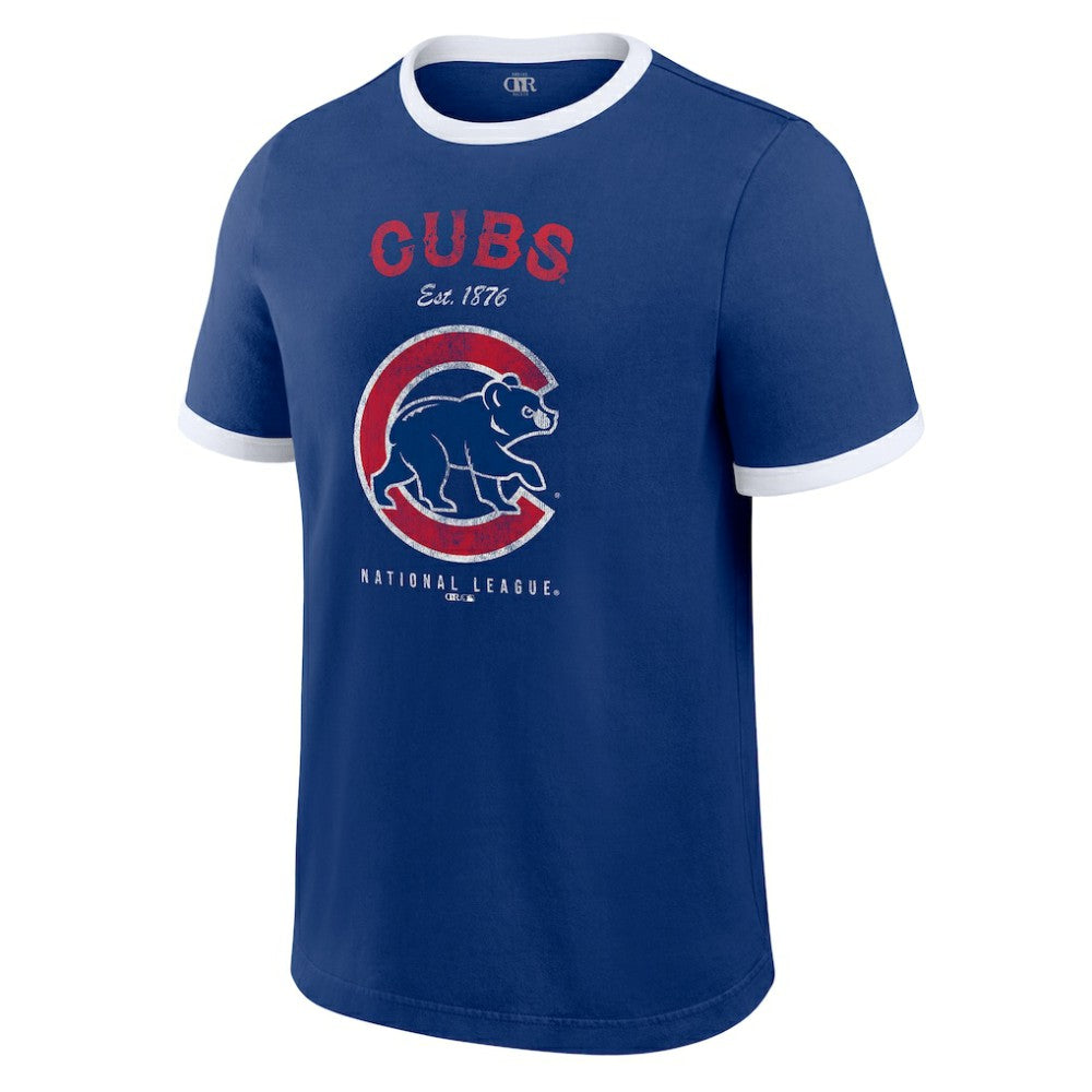 Chicago Cubs Darius Rucker Collection Washed Ringer T-Shirt - Royal
